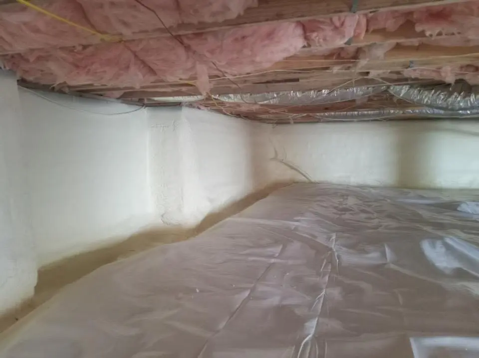 Crawl space encapsulation with closed-cell spray foam for Attic Insulation in Walla Walla